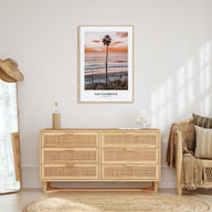 San Clemente Portrait Color Poster