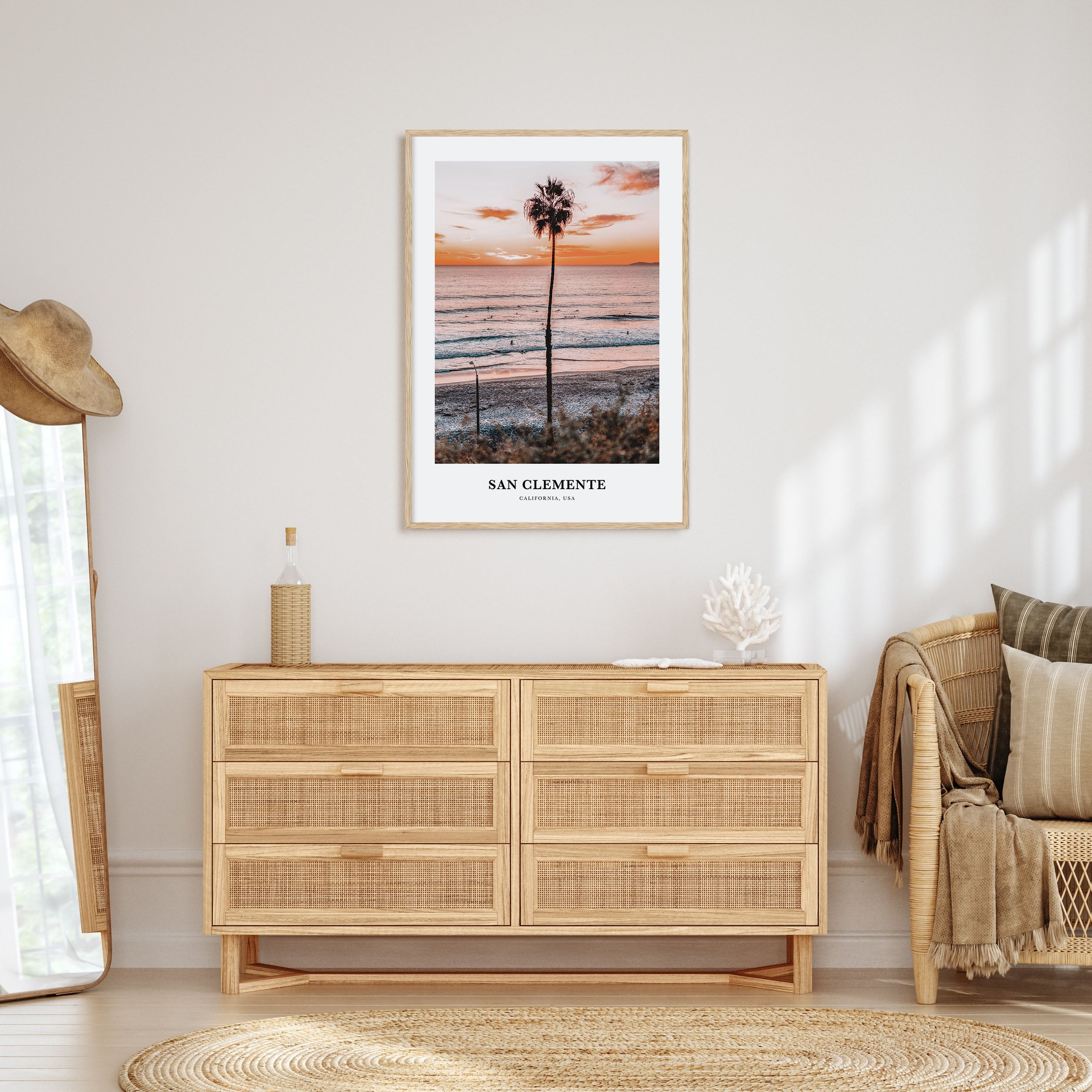 San Clemente Portrait Color Poster