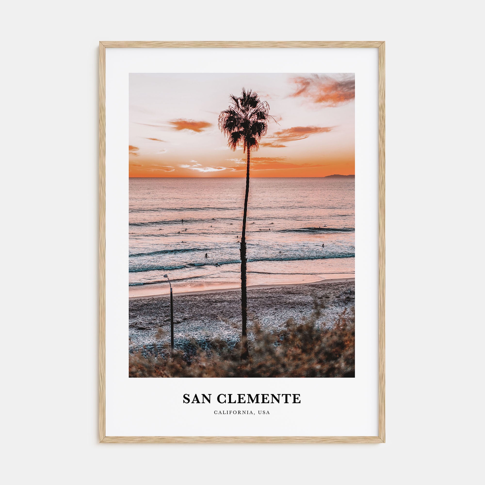 San Clemente Portrait Color Poster