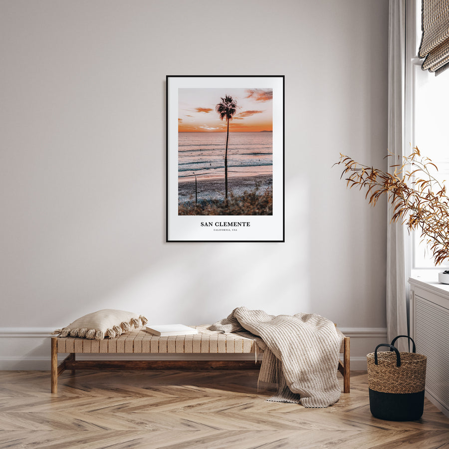 San Clemente Portrait Color Poster