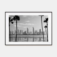 San Diego Landscape B&W No 1 Poster
