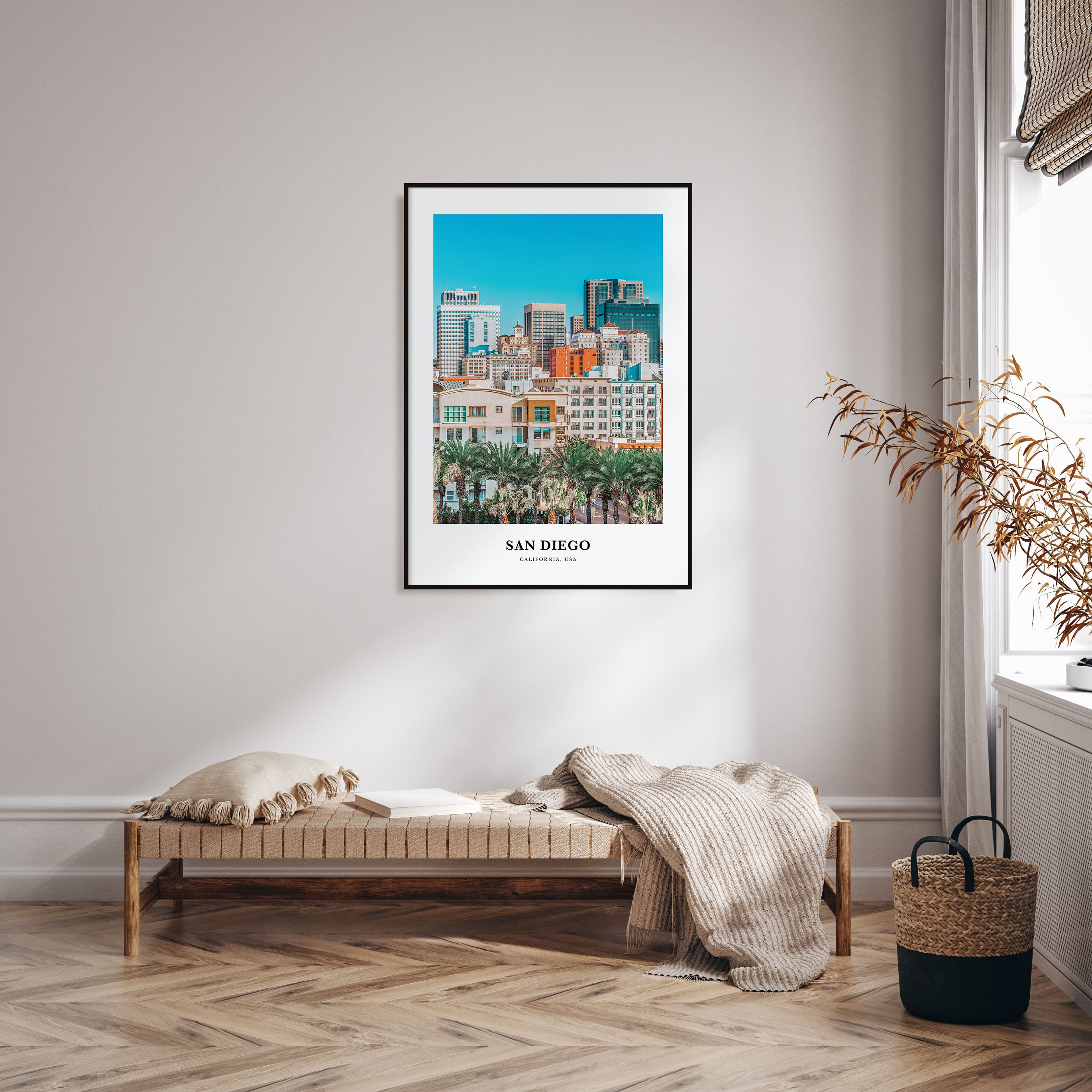 San Diego Portrait Color No 2 Poster