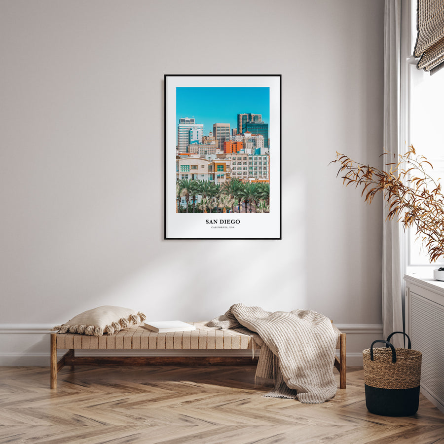 San Diego Portrait Color No 2 Poster