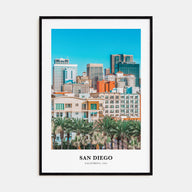 San Diego Portrait Color No 2 Poster