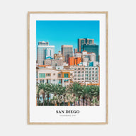 San Diego Portrait Color No 2 Poster