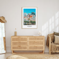 San Diego Portrait Color No 2 Poster