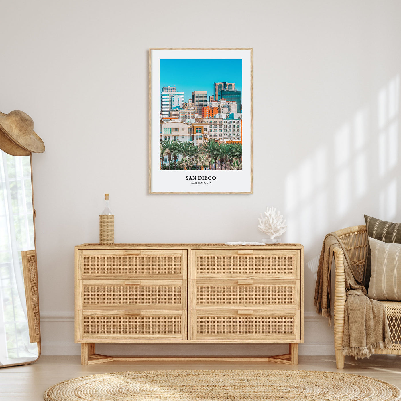 San Diego Portrait Color No 2 Poster