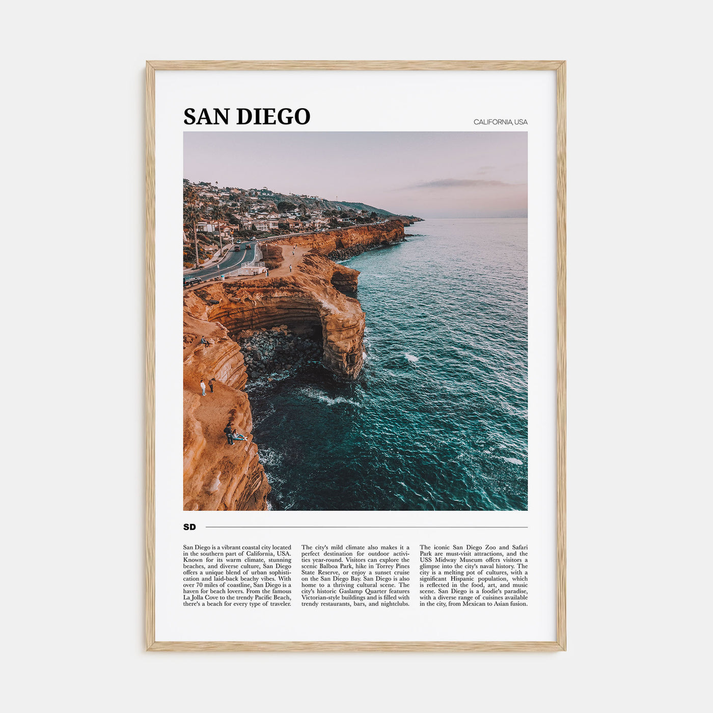 San Diego Travel Color No 1 Poster