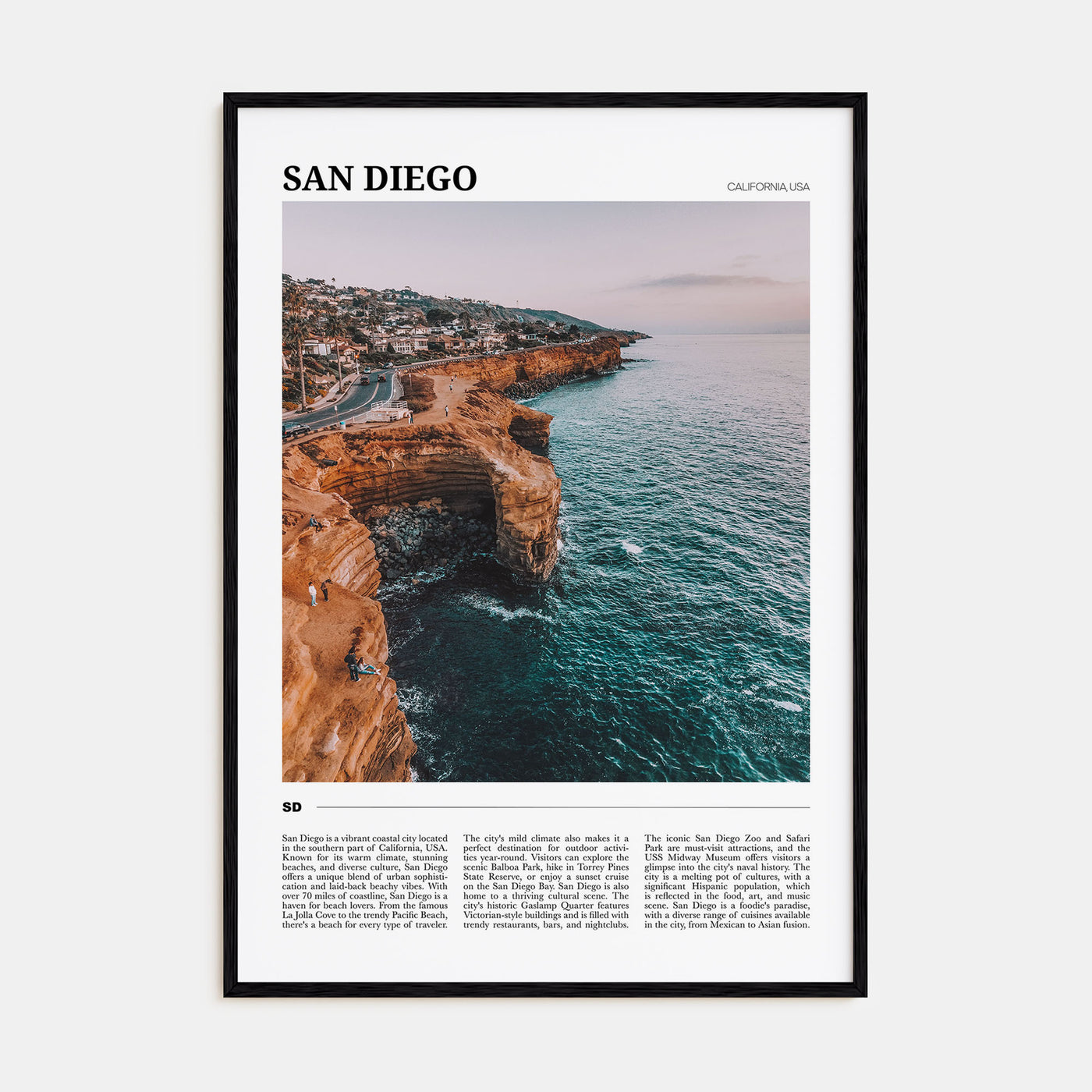 San Diego Travel Color No 1 Poster