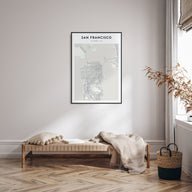 San Francisco Map Portrait Poster