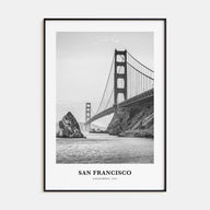 San Francisco Portrait B&W No 1 Poster
