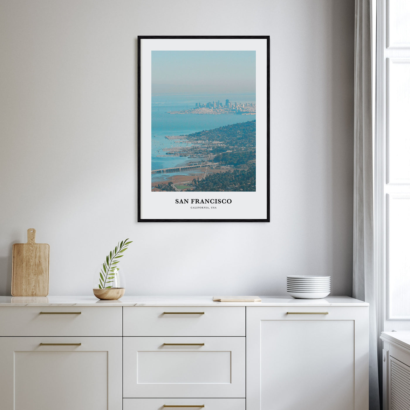 San Francisco Portrait Color No 2 Poster