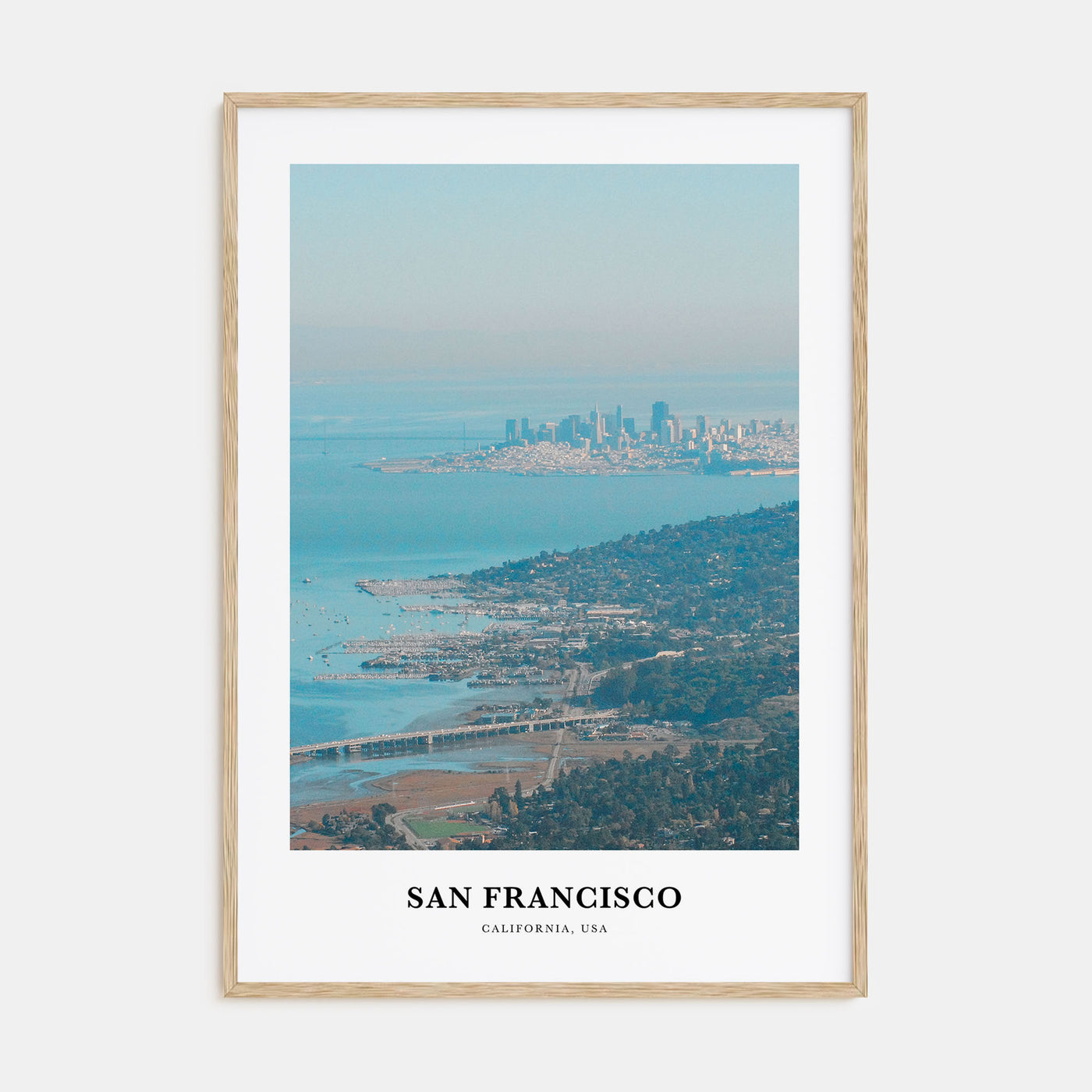 San Francisco Portrait Color No 2 Poster