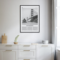 San Francisco Travel B&W No 1 Poster