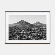 San Luis Obispo Landscape B&W Poster