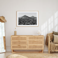 San Luis Obispo Landscape B&W Poster
