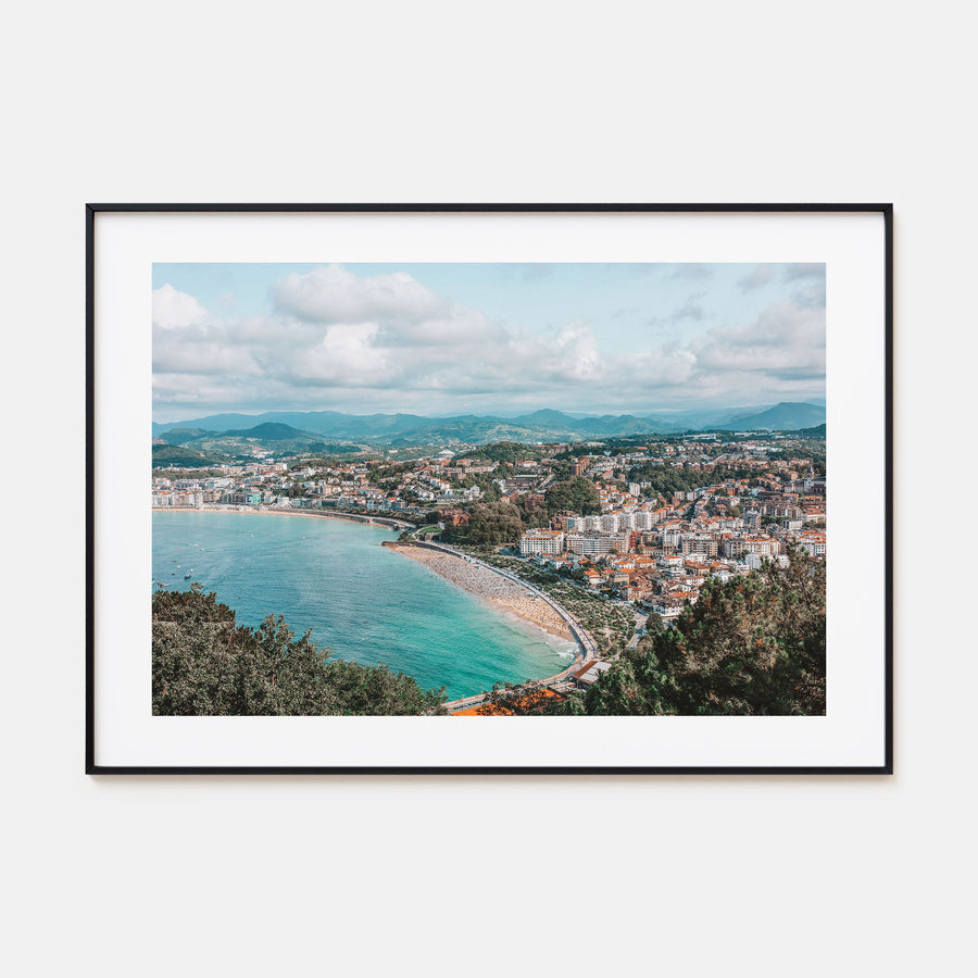 San Sebastián Landscape Color Poster