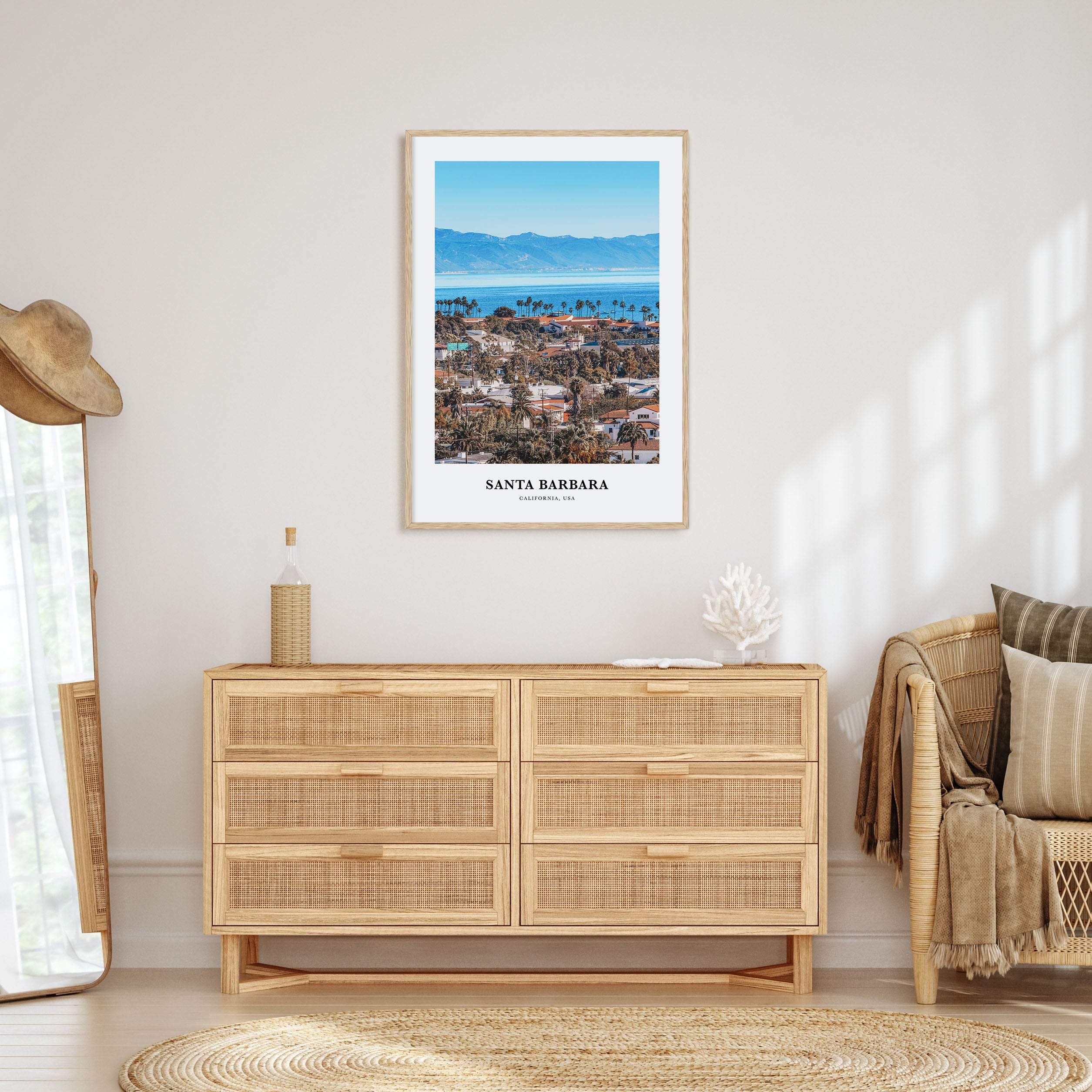 Santa Barbara Portrait Color No 1 Poster