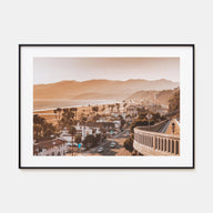 Santa Monica Landscape Color Poster