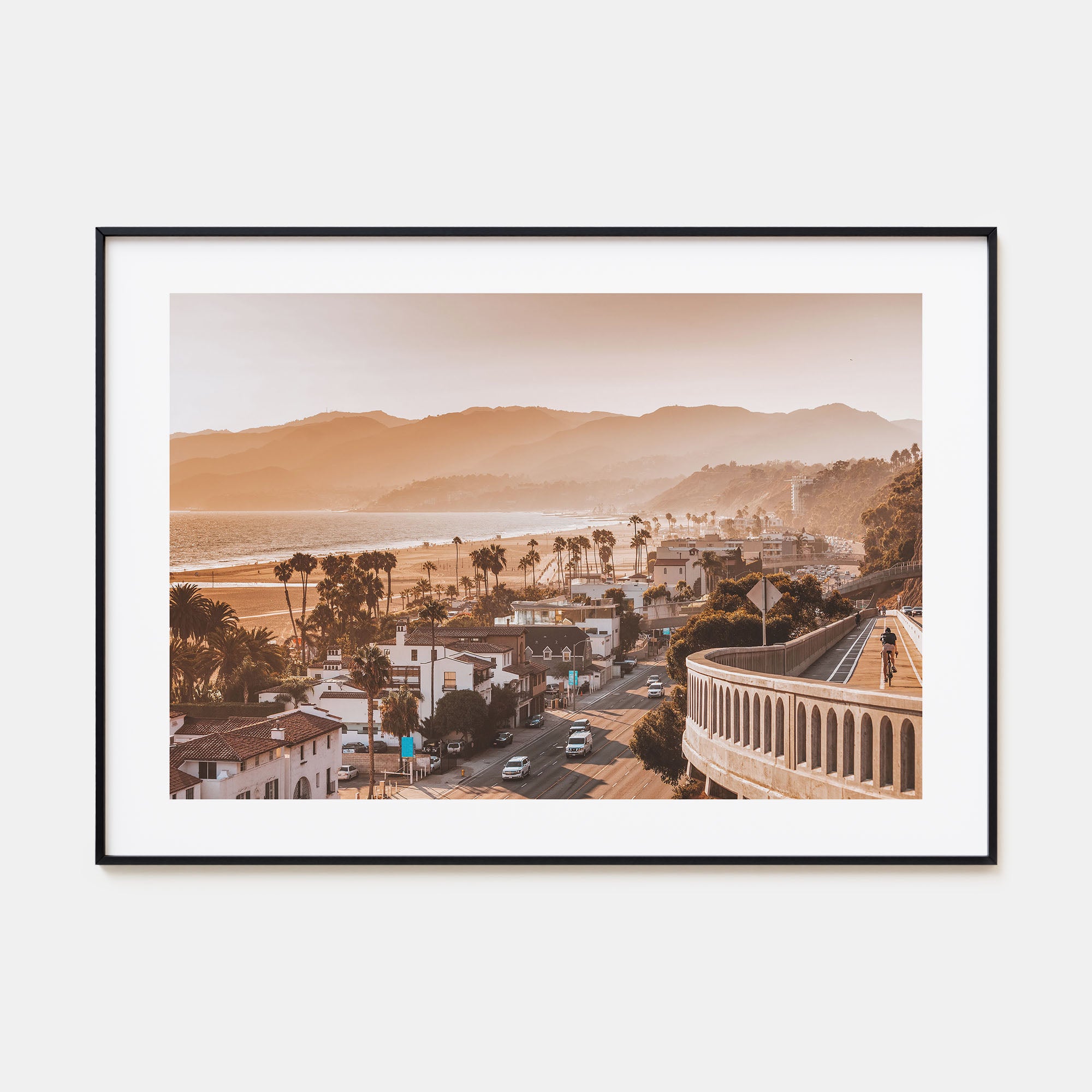 Santa Monica Landscape Color Poster