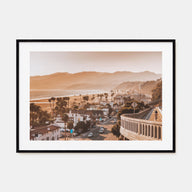 Santa Monica Landscape Color Poster