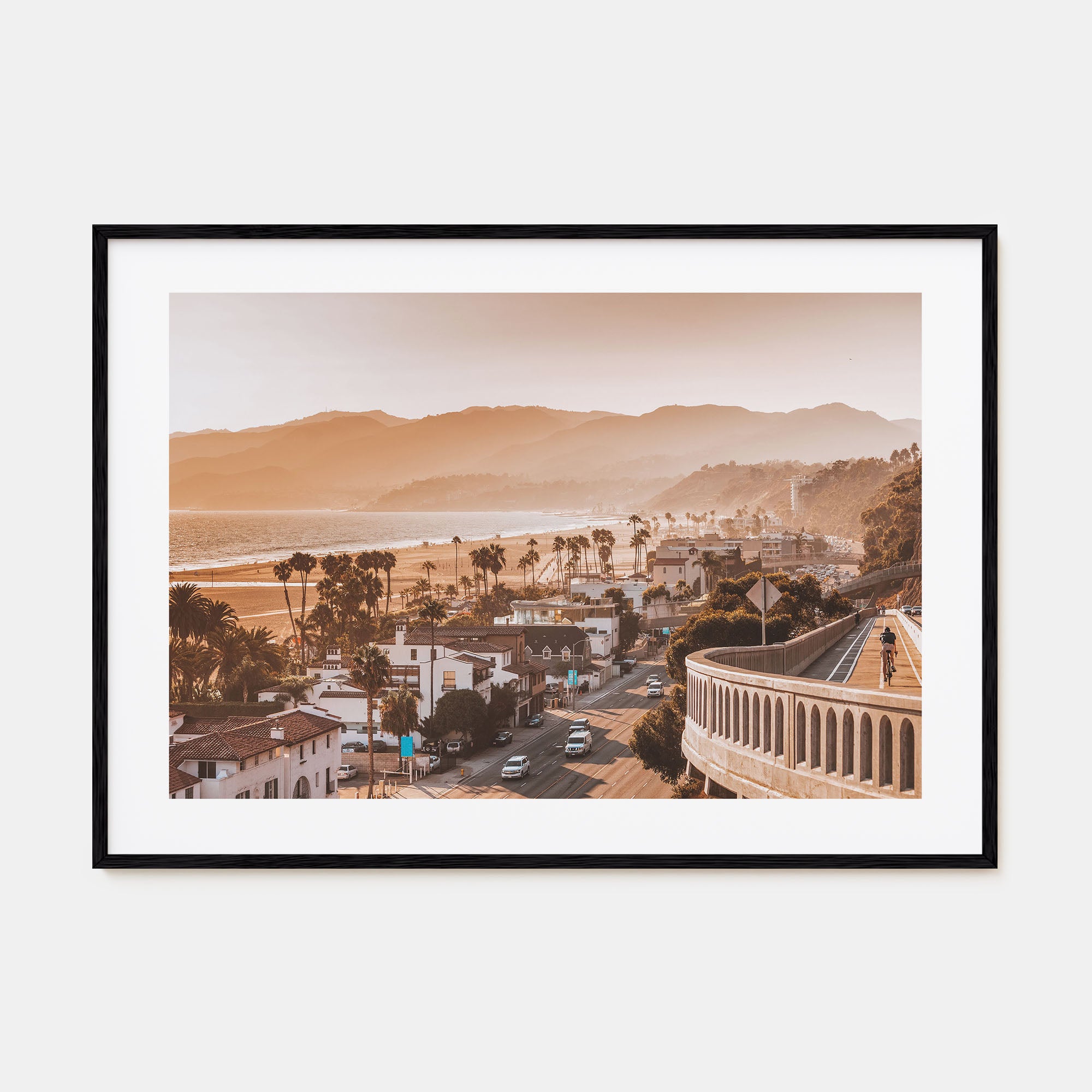 Santa Monica Landscape Color Poster