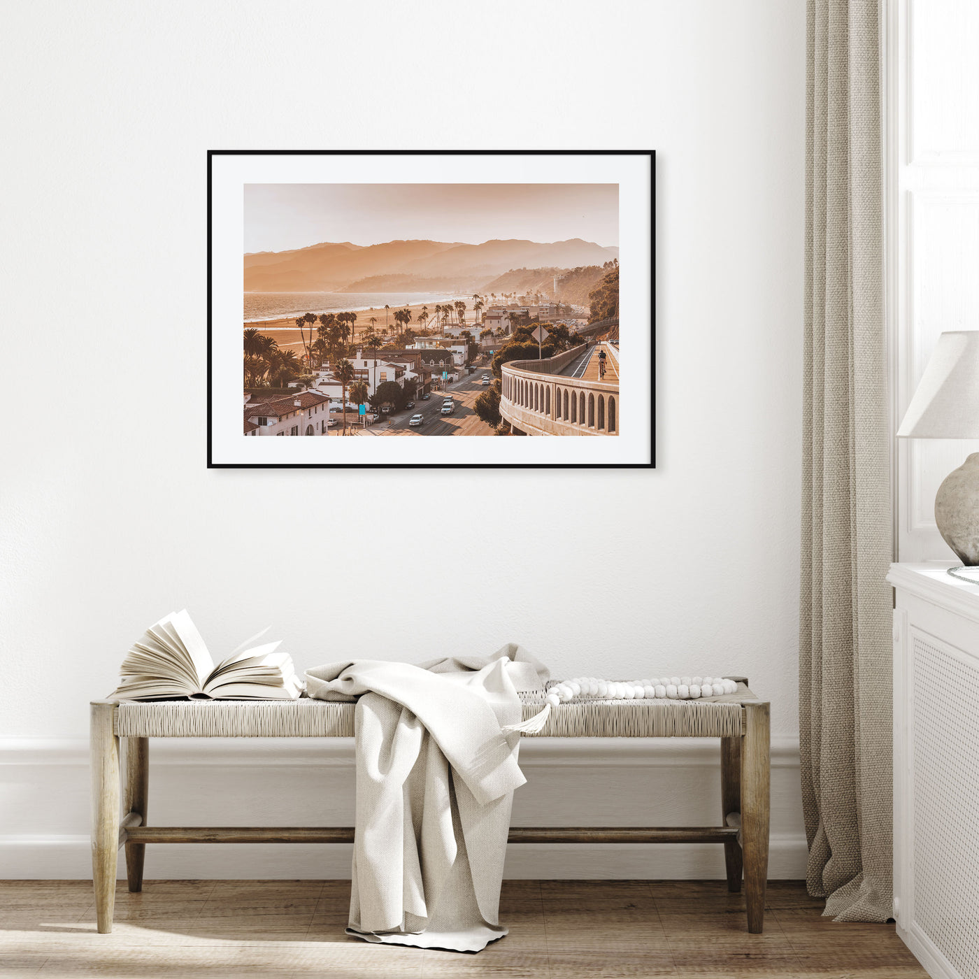 Santa Monica Landscape Color Poster