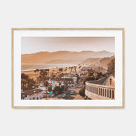 Santa Monica Landscape Color Poster