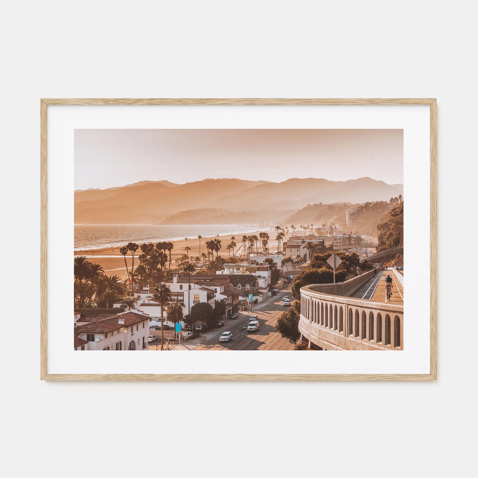 Santa Monica Landscape Color Poster