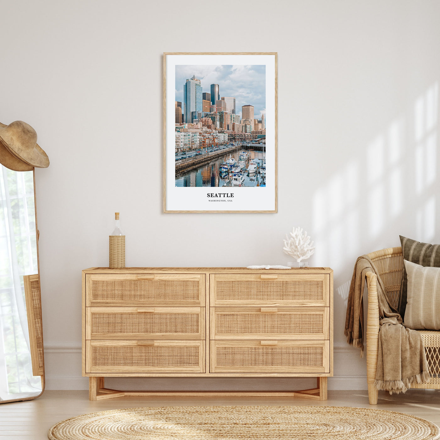 Seattle Portrait Color No 1 Poster