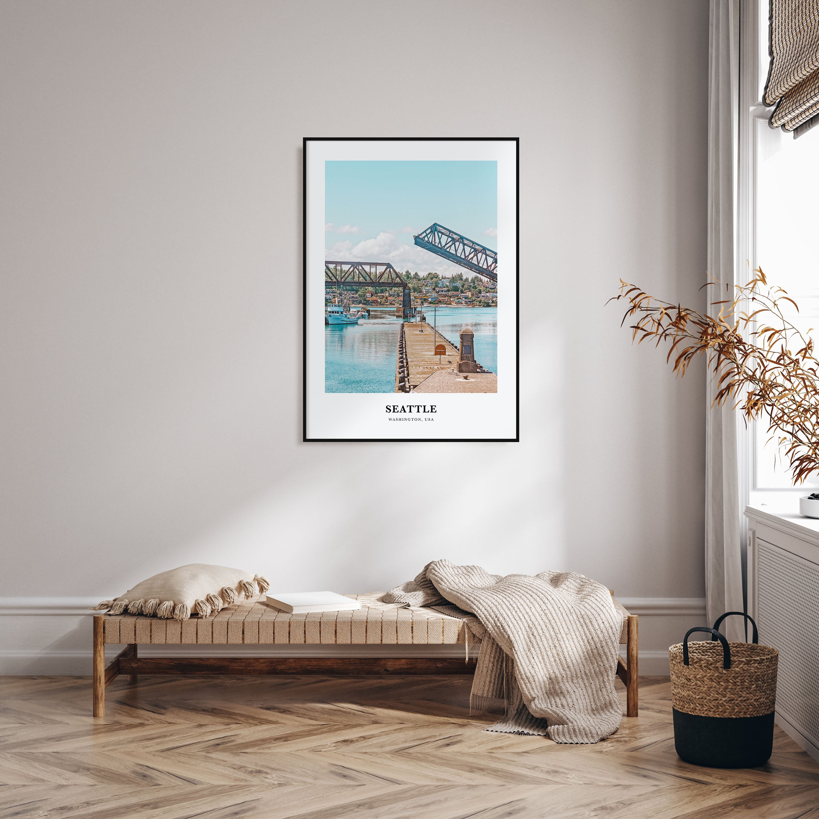 Seattle Portrait Color No 2 Poster