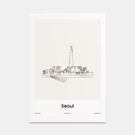 Seoul Drawn No 1 Poster
