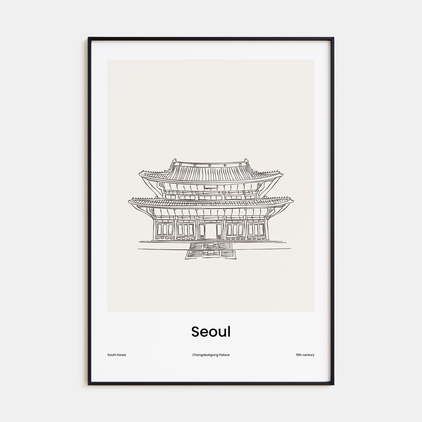 Seoul Drawn No 2 Poster