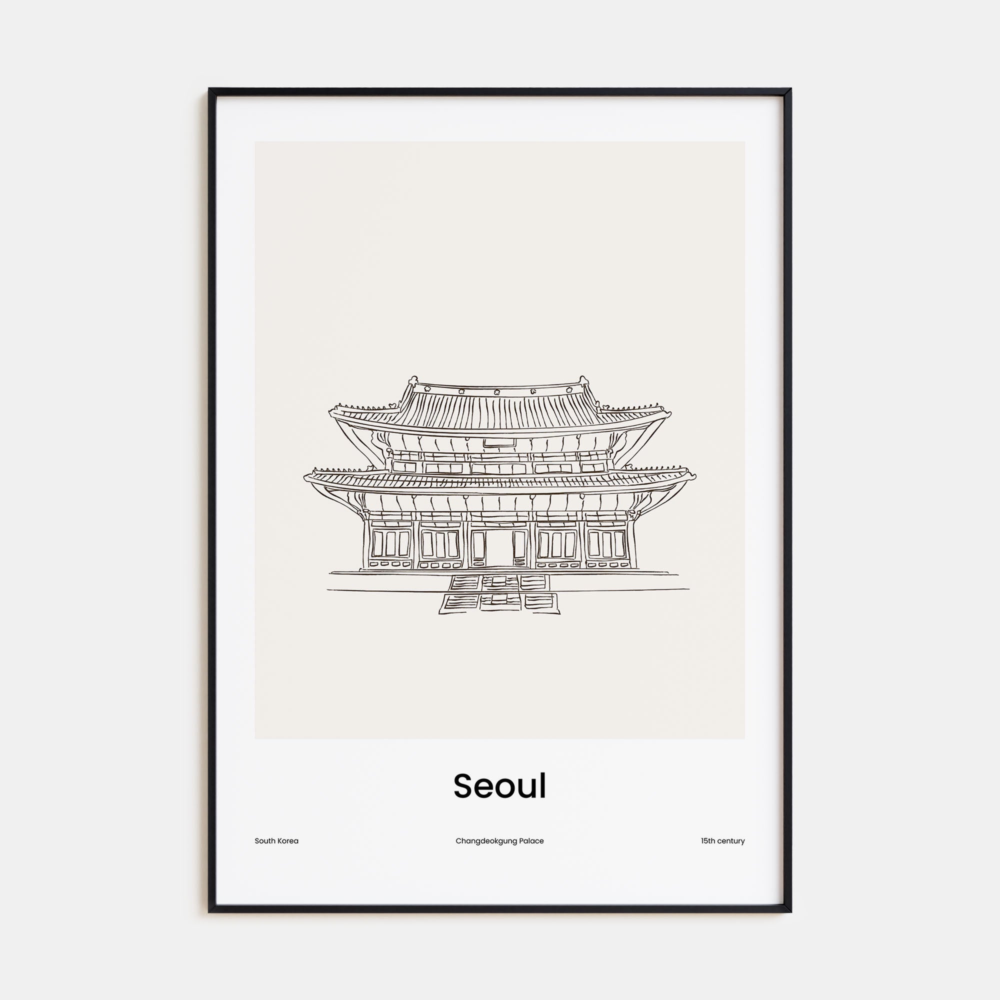 Seoul Drawn No 2 Poster