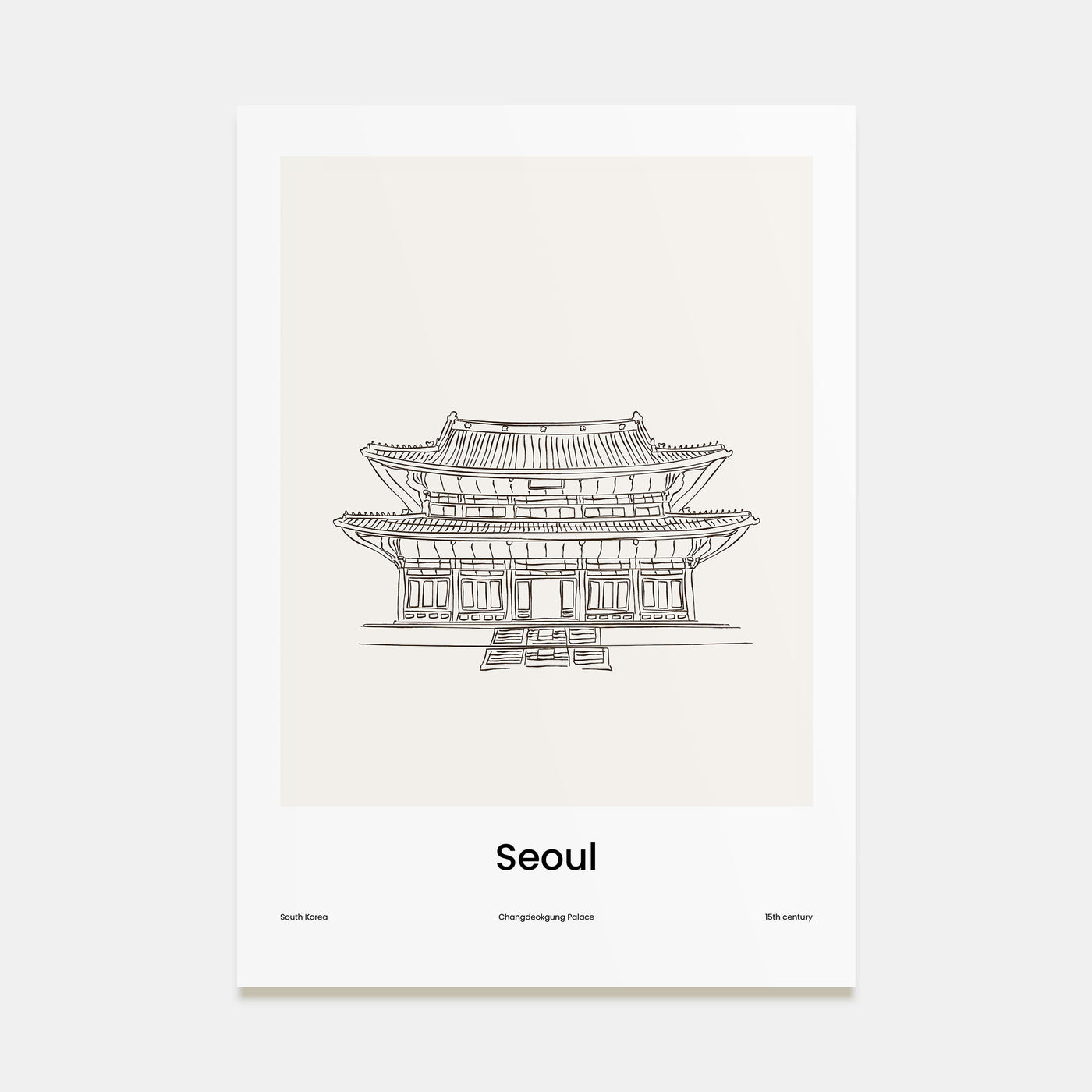 Seoul Drawn No 2 Poster