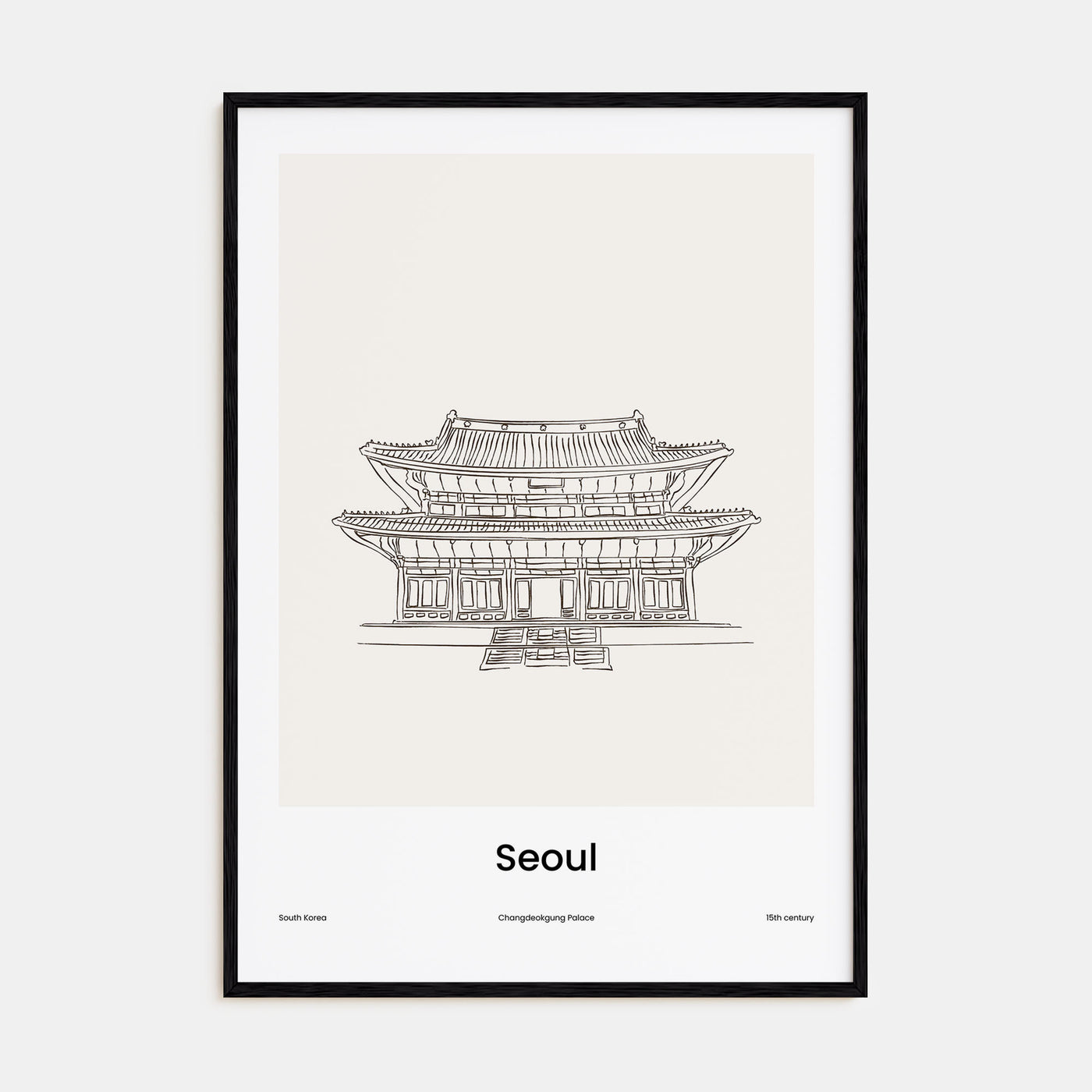 Seoul Drawn No 2 Poster