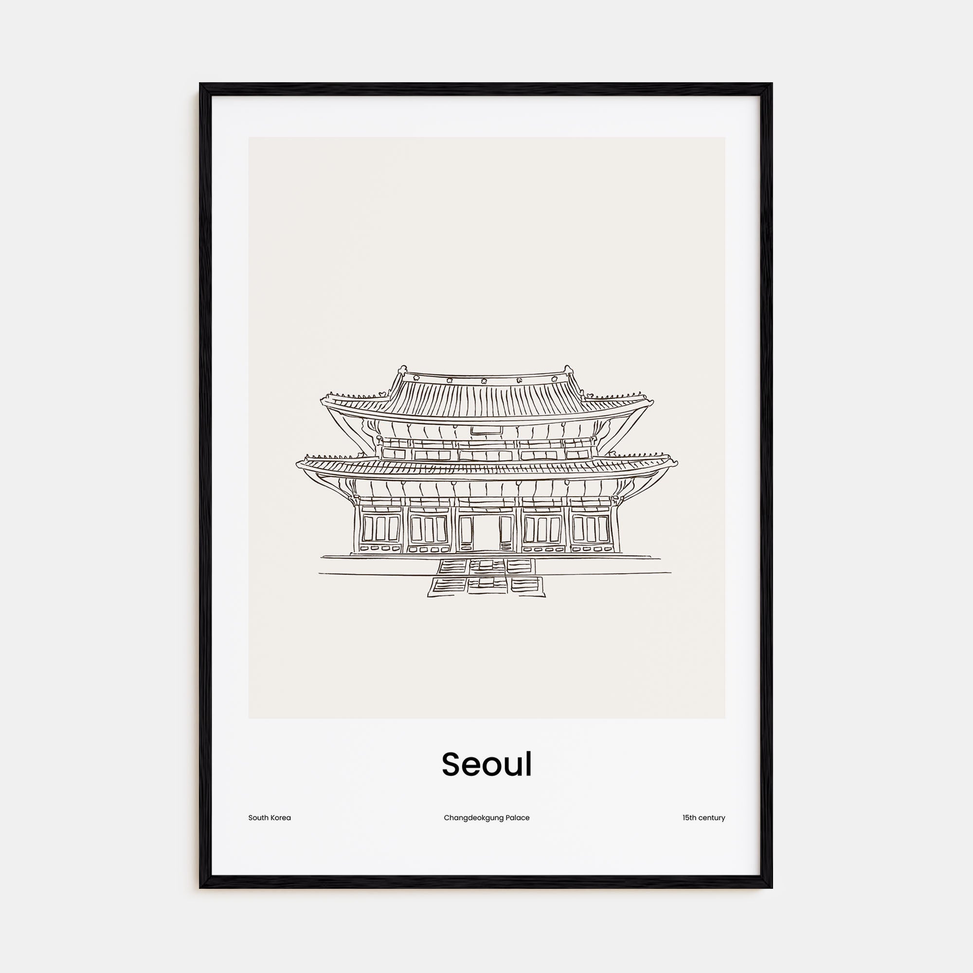Seoul Drawn No 2 Poster