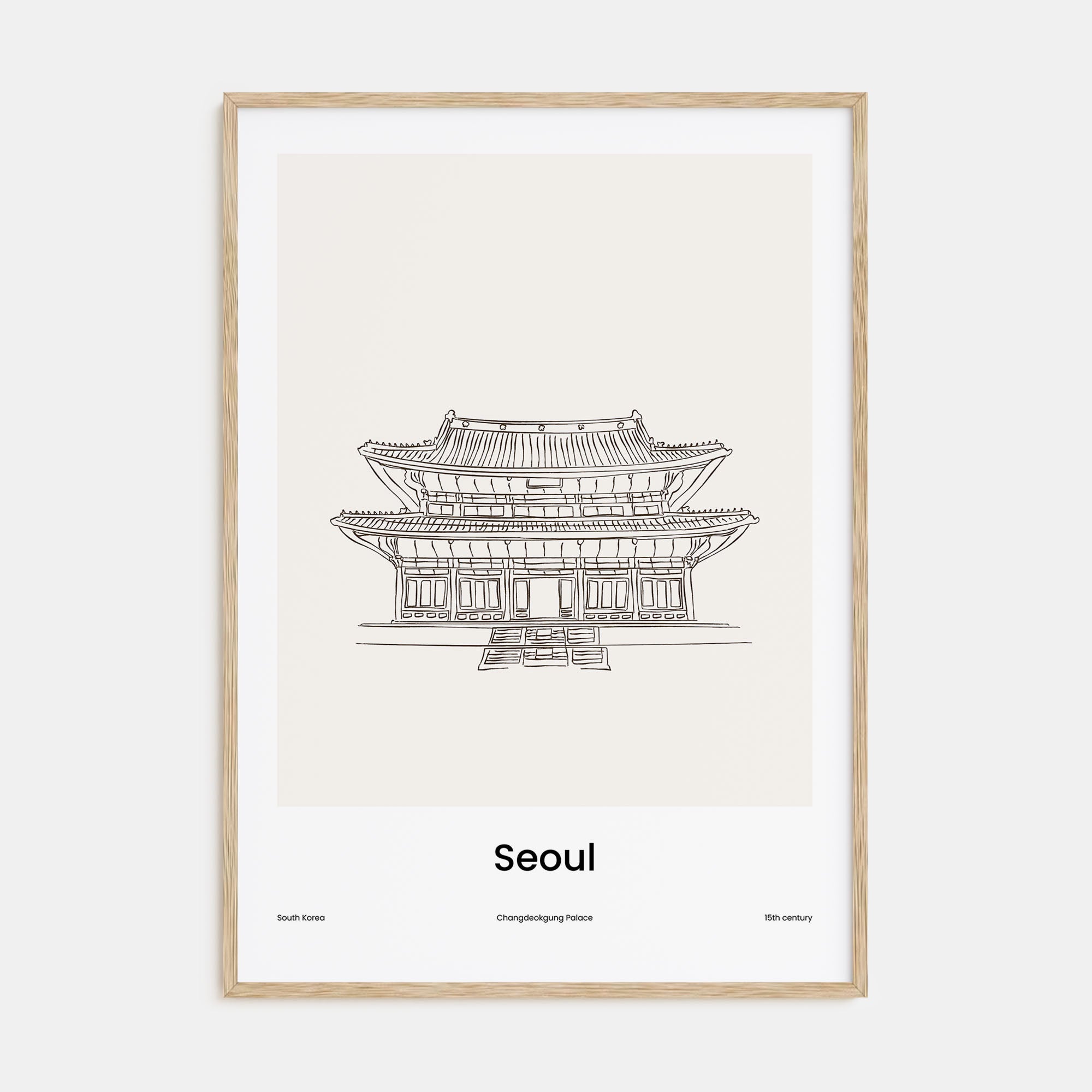 Seoul Drawn No 2 Poster