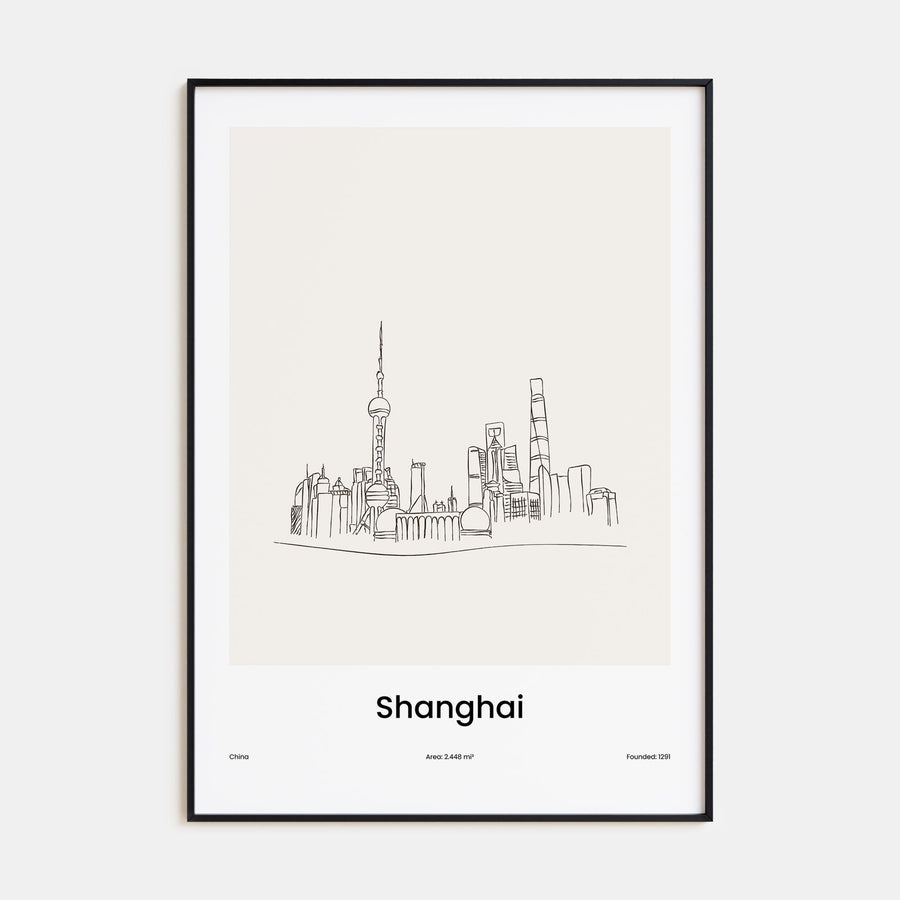 Shanghai Drawn Poster