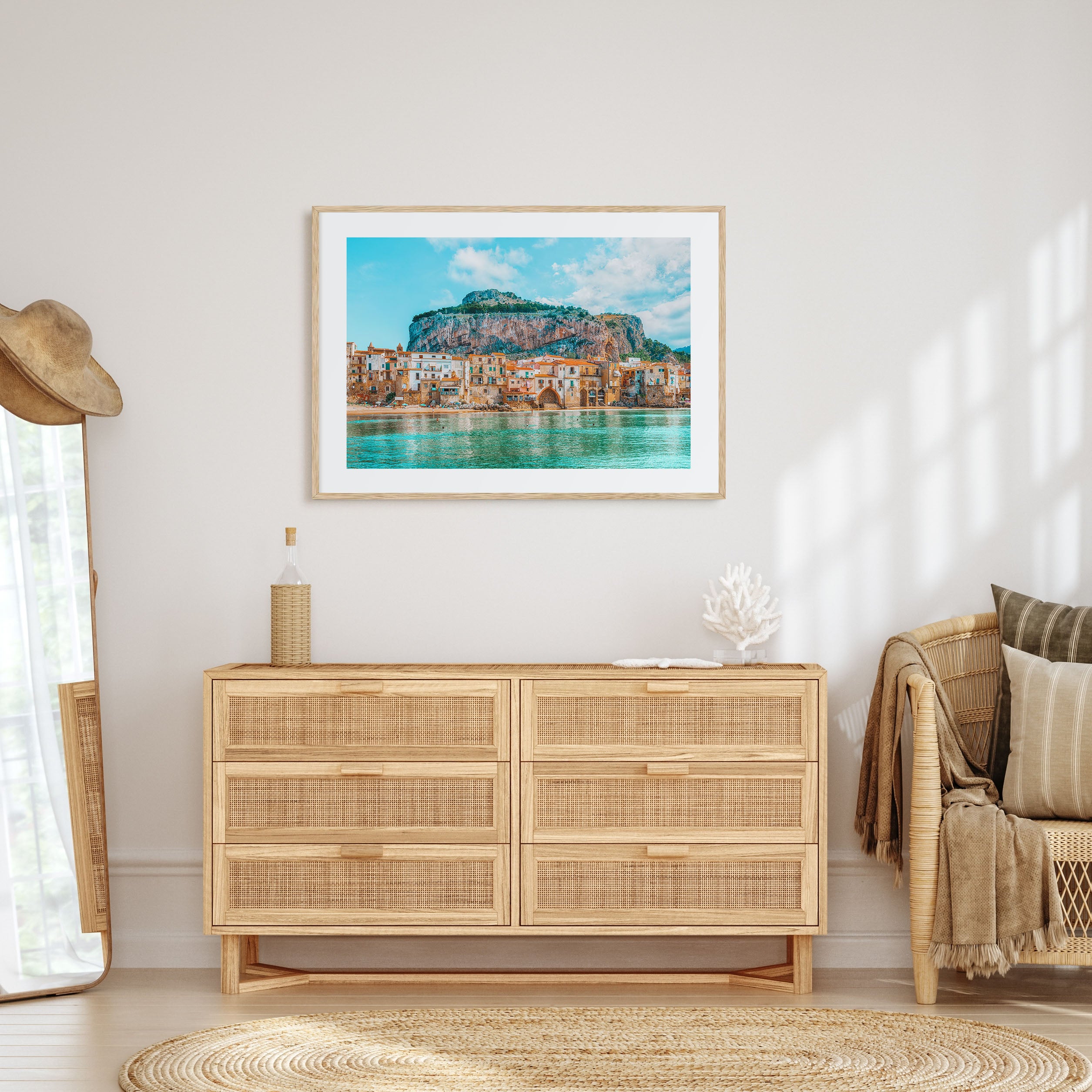 Sicily Landscape Color Poster