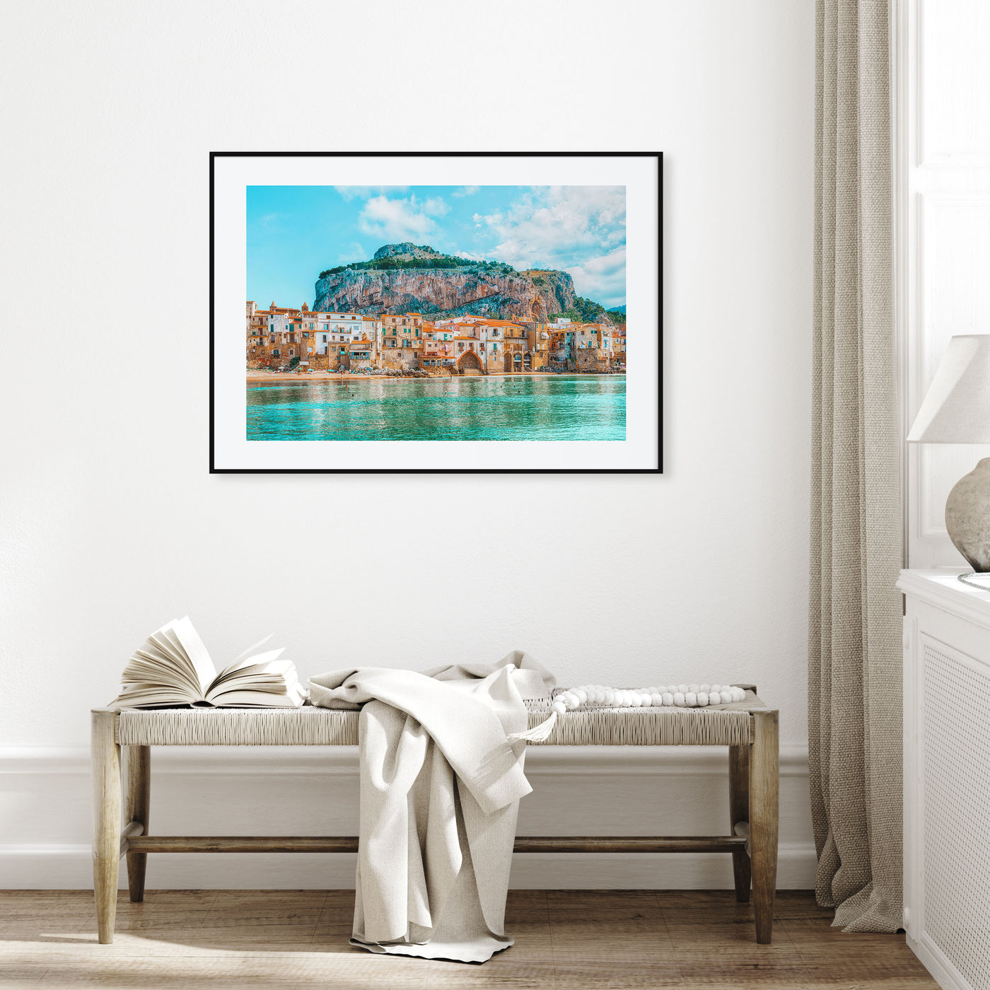 Sicily Landscape Color Poster