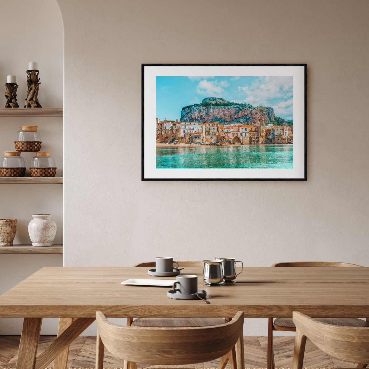 Sicily Landscape Color Poster