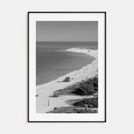 Siesta Key Photo B&W Poster