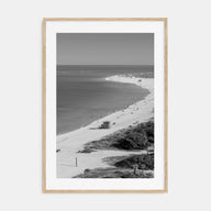 Siesta Key Photo B&W Poster