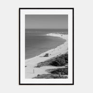 Siesta Key Photo B&W Poster