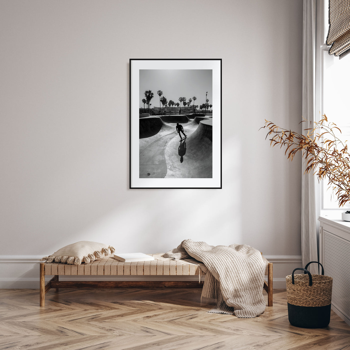 Skateboard Photo B&W No 3 Poster