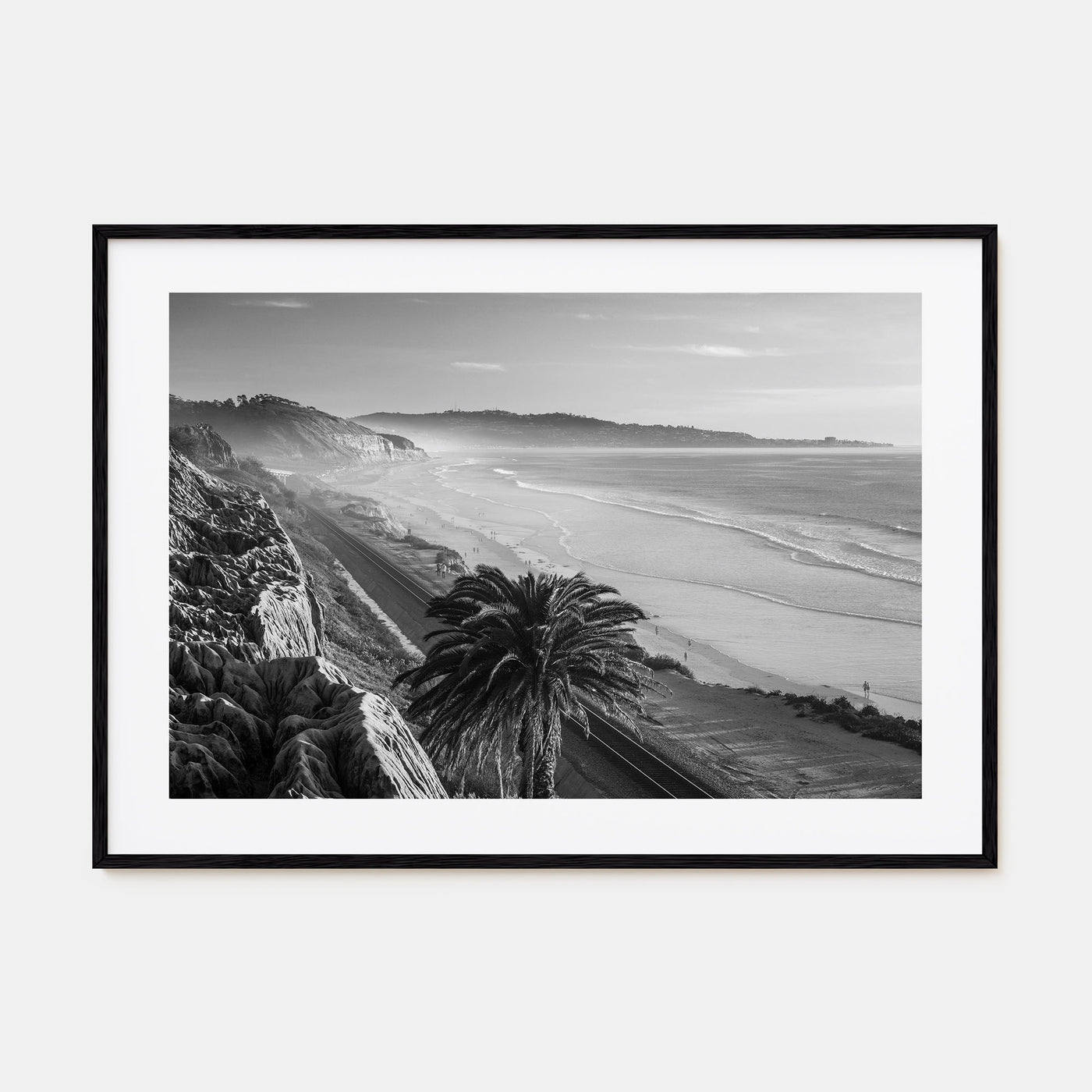 Southern California Landscape B&W Poster