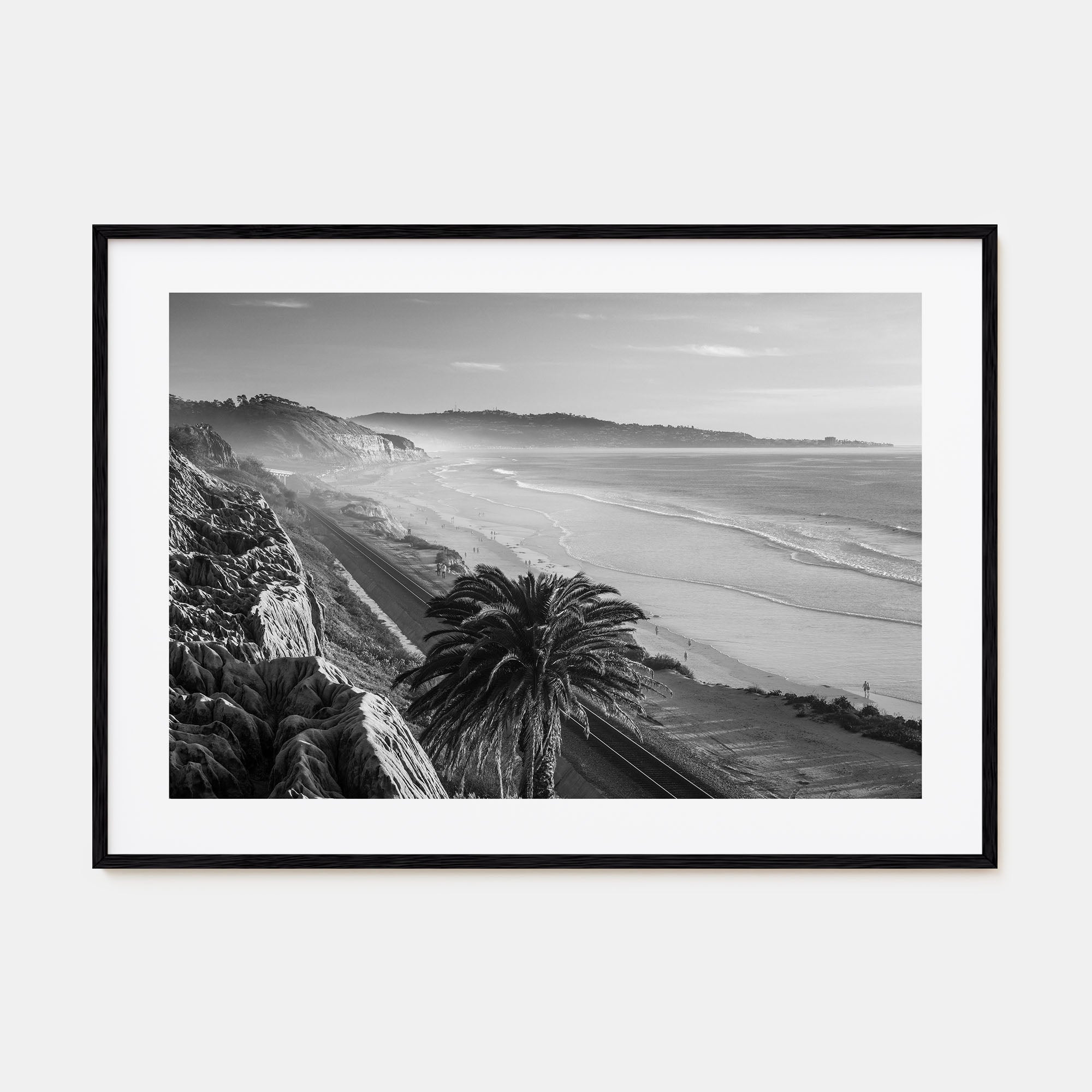 Southern California Landscape B&W Poster