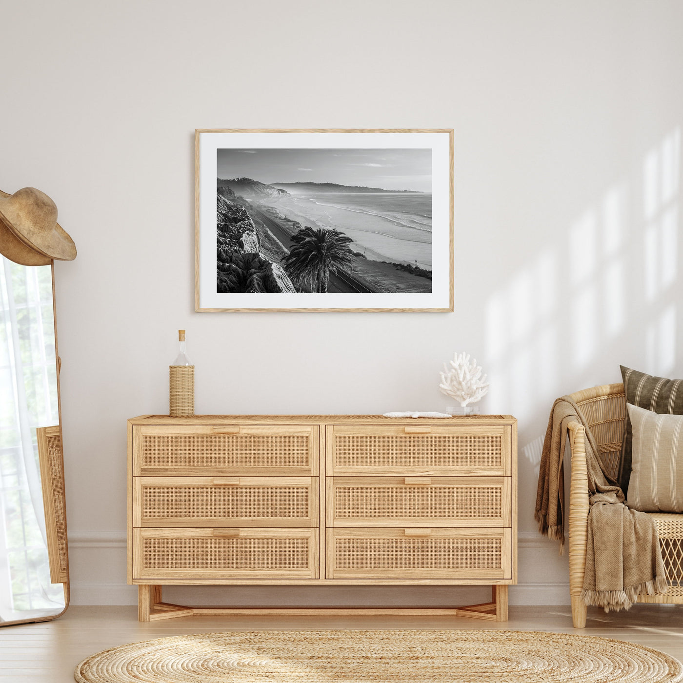 Southern California Landscape B&W Poster