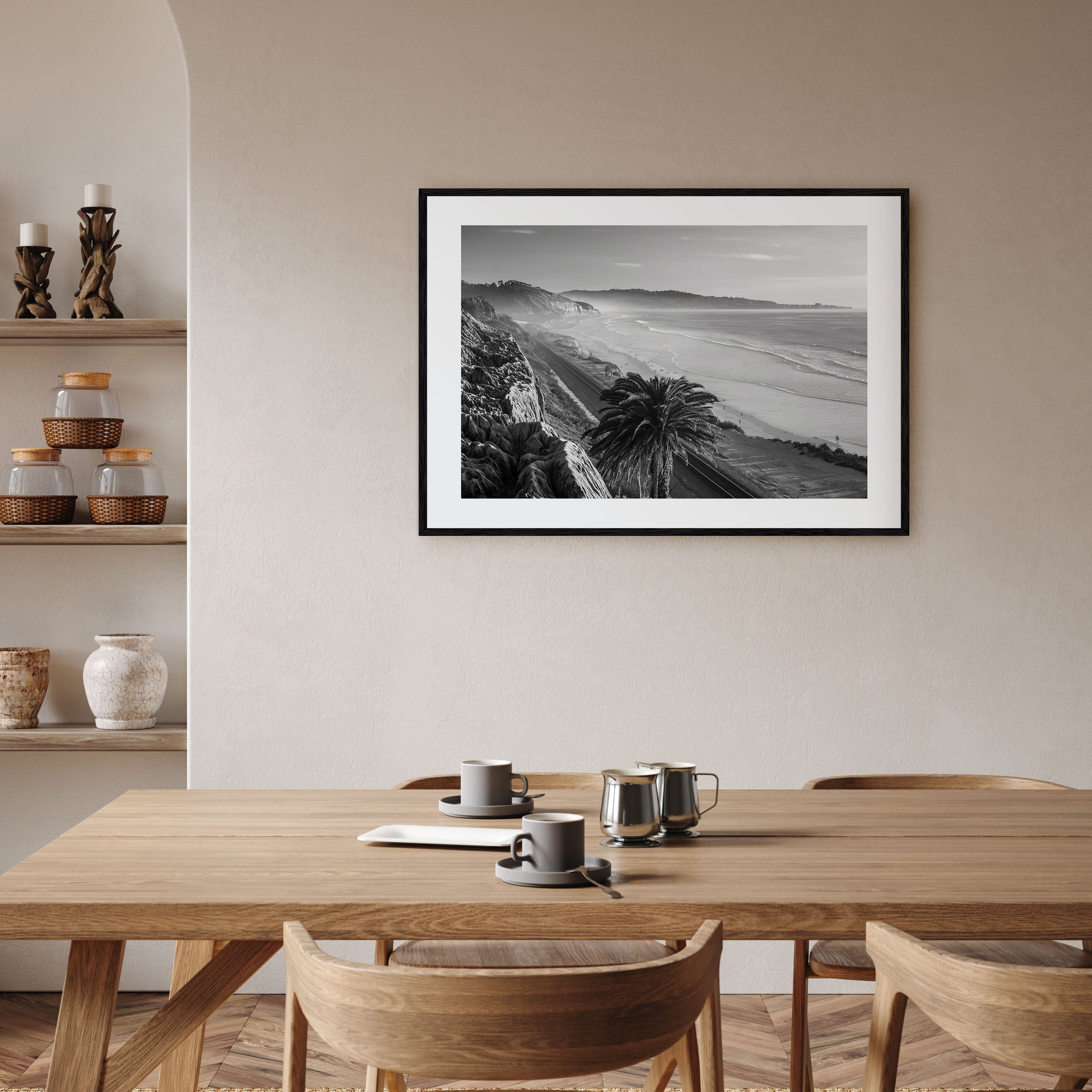 Southern California Landscape B&W Poster